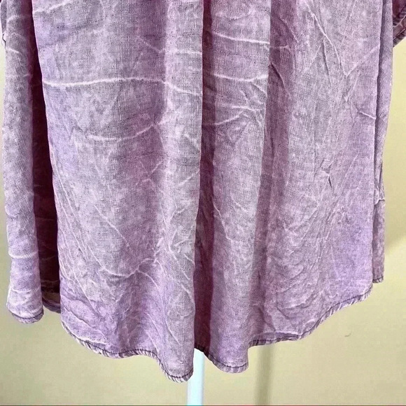 Altar’d State Rayon Blend Boho Cold Shoulder Celtic Batik Blouse Size M - Picture 7 of 13